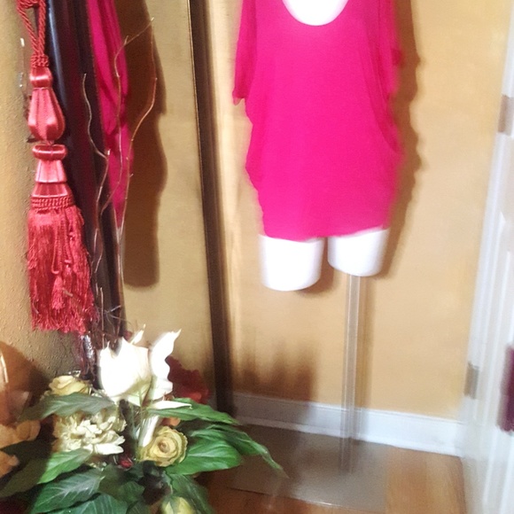 ChaCha Vente women pink drape side loos… - Picture 7 of 8